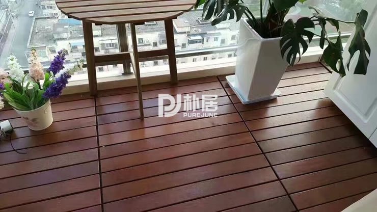 阳台菠萝格地板