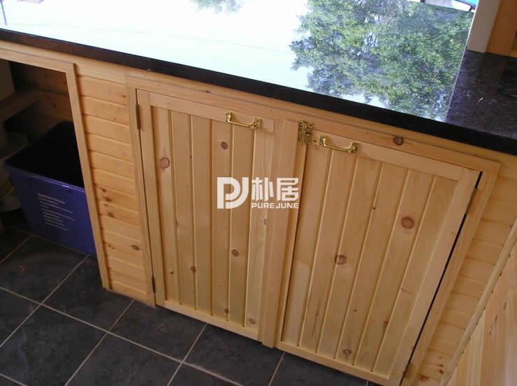 售卖亭木屋吧台柜定制门